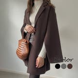 スリットスリーブミドル丈チェスターコート | LAUIR | 詳細画像1