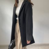 スリットスリーブミドル丈チェスターコート | LAUIR | 詳細画像4