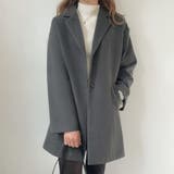 スリットスリーブミドル丈チェスターコート | LAUIR | 詳細画像6