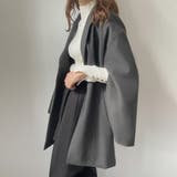 スリットスリーブミドル丈チェスターコート | LAUIR | 詳細画像7