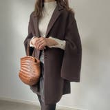 スリットスリーブミドル丈チェスターコート | LAUIR | 詳細画像8