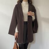 スリットスリーブミドル丈チェスターコート | LAUIR | 詳細画像9