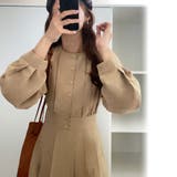 ウエスト切替タックロングワンピース | LAUIR | 詳細画像33