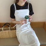 肩リボン裾タックIラインキャミワンピース | LAUIR | 詳細画像17