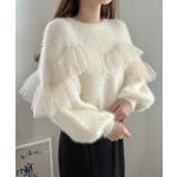 フリルチュールシャギーニット | LAUIR | 詳細画像1 