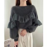 フリルチュールシャギーニット | LAUIR | 詳細画像11 