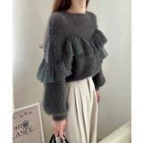 フリルチュールシャギーニット | LAUIR | 詳細画像12 