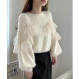 フリルチュールシャギーニット | LAUIR | 詳細画像2 