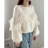 フリルチュールシャギーニット | LAUIR | 詳細画像3 