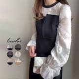 FILLOU レースドッキングマーメイドワンピース | JUNOAH | 詳細画像1