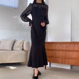 FILLOU レースドッキングマーメイドワンピース | JUNOAH | 詳細画像14