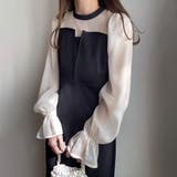 Bアイボリー | FILLOU レースドッキングマーメイドワンピース | JUNOAH