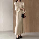 FILLOU レースドッキングマーメイドワンピース | JUNOAH | 詳細画像18