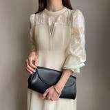 Aアイボリー×アイボリー | FILLOU レースドッキングマーメイドワンピース | JUNOAH