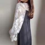 FILLOU レースドッキングマーメイドワンピース | JUNOAH | 詳細画像3