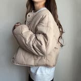 FILLOU リバーシブルキルティングボアショートジャケット | JUNOAH | 詳細画像12