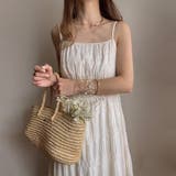 オフホワイト | FILLOU マジョルカシャーリングキャミワンピース | JUNOAH
