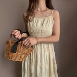 アイボリー | FILLOU マジョルカシャーリングキャミワンピース | JUNOAH