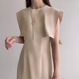 アイボリー | FILLOU スクエアスリーブタイトワンピース【ペチスカートセット】 | JUNOAH