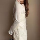 FILLOU ジャガード裾フレアキャミワンピース | JUNOAH | 詳細画像8 