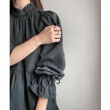 FILLOU フリルカラーフレアワンピース | JUNOAH | 詳細画像10 