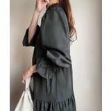 FILLOU フリルカラーフレアワンピース | JUNOAH | 詳細画像11 