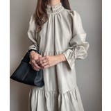 FILLOU フリルカラーフレアワンピース | JUNOAH | 詳細画像5 