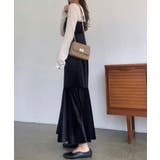 FILLOU フロントデザインぺロアキャミワンピース | JUNOAH | 詳細画像2 