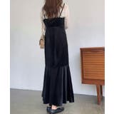 FILLOU フロントデザインぺロアキャミワンピース | JUNOAH | 詳細画像3 