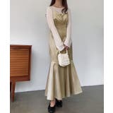 FILLOU フロントデザインぺロアキャミワンピース | JUNOAH | 詳細画像6 