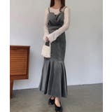 FILLOU フロントデザインぺロアキャミワンピース | JUNOAH | 詳細画像9 