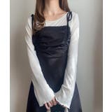 FILLOU ショルダーリボンドレープキャミワンピース | JUNOAH | 詳細画像2 