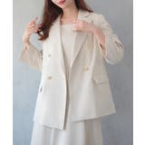 CENEA 金ボタンテーラードジャケット+キャミワンピース セット | JUNOAH | 詳細画像14