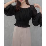 CENEA 2way袖リボンスクエアネックブラウス | JUNOAH | 詳細画像10