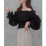 CENEA 2way袖リボンスクエアネックブラウス | JUNOAH | 詳細画像12