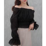 CENEA 2way袖リボンスクエアネックブラウス | JUNOAH | 詳細画像13