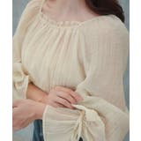 CENEA 2way袖リボンスクエアネックブラウス | JUNOAH | 詳細画像5