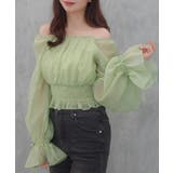 CENEA 2way袖リボンスクエアネックブラウス | JUNOAH | 詳細画像8