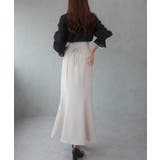 CENEA バイカラーキャンディースリーブシアーブラウス | JUNOAH | 詳細画像8