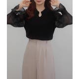 CENEA シアーキャンディースリーブニット | JUNOAH | 詳細画像11 