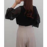 CENEA シアーキャンディースリーブニット | JUNOAH | 詳細画像12 