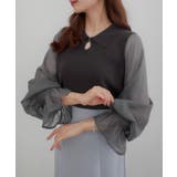 CENEA シアーキャンディースリーブニット | JUNOAH | 詳細画像6 