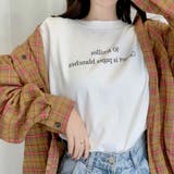 ハーフスリーブプリントプリントビッグTシャツ 韓国ファッション | JUNOAH | 詳細画像4 