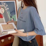 ハーフスリーブプリントプリントビッグTシャツ 韓国ファッション | JUNOAH | 詳細画像8 