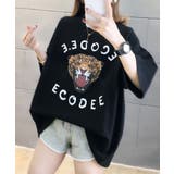 プリントビッグTシャツ 韓国ファッション 春 | JUNOAH | 詳細画像13 