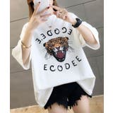 プリントビッグTシャツ 韓国ファッション 春 | JUNOAH | 詳細画像17 