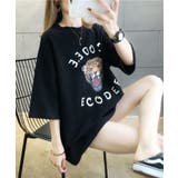 プリントビッグTシャツ 韓国ファッション 春 | JUNOAH | 詳細画像18 