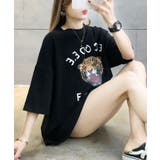 プリントビッグTシャツ 韓国ファッション 春 | JUNOAH | 詳細画像19 