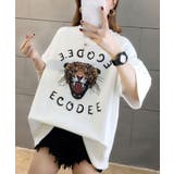 プリントビッグTシャツ 韓国ファッション 春 | JUNOAH | 詳細画像20 