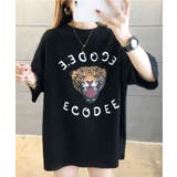 プリントビッグTシャツ 韓国ファッション 春 | JUNOAH | 詳細画像3 